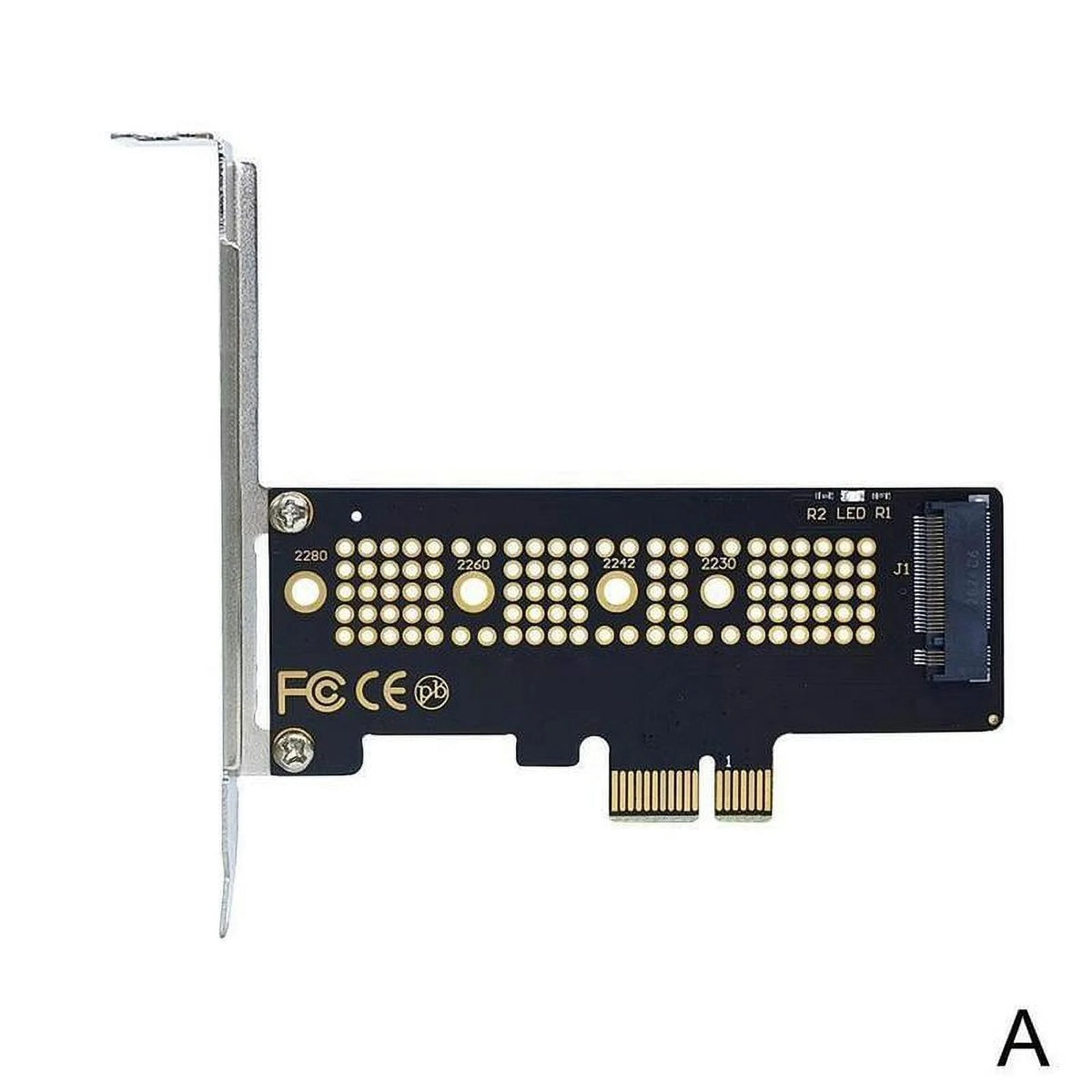 Pi+® (PiPlus®) PCI-E x1 to NVMe SSD Expansion Card