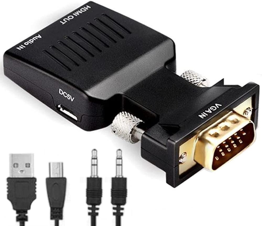 Pi+® (PiPlus®) VGA HDMI Adapter with Audio PC to TV Monitor Project