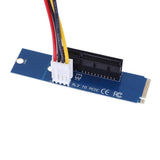 Pi+® (PiPlus®) NGFF M2 to PCI-e 4X 1X Slot Riser Card-PCIE 3.0