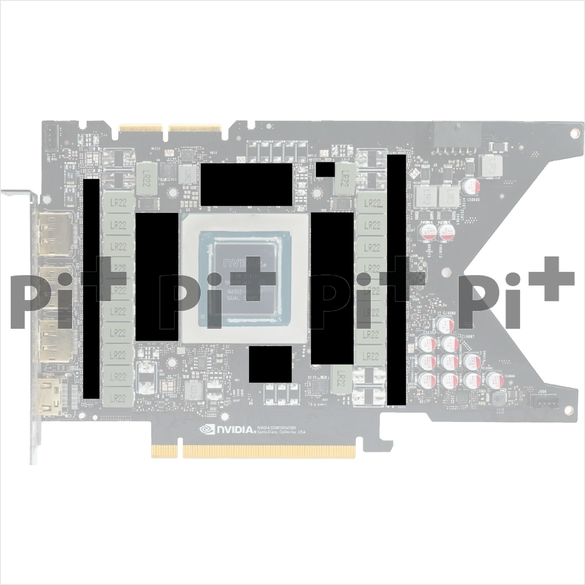 Fe Thermal Pad Nvidia Rtx 3080 Fe Stock Pre-Cut Thermal Pads For