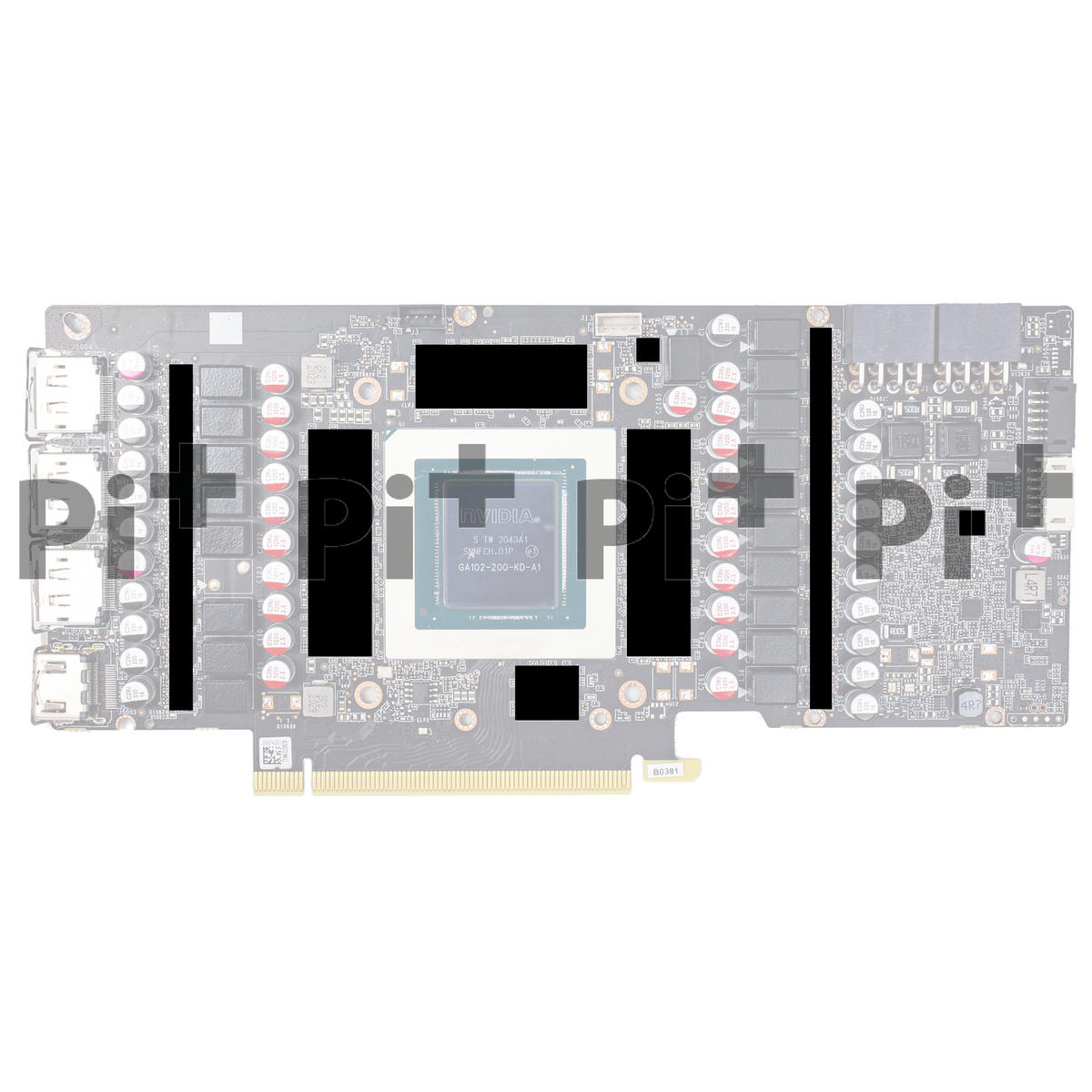 Pre-Cut Thermal Pads for Zotac 3080 3080Ti AMP HOLO Higher