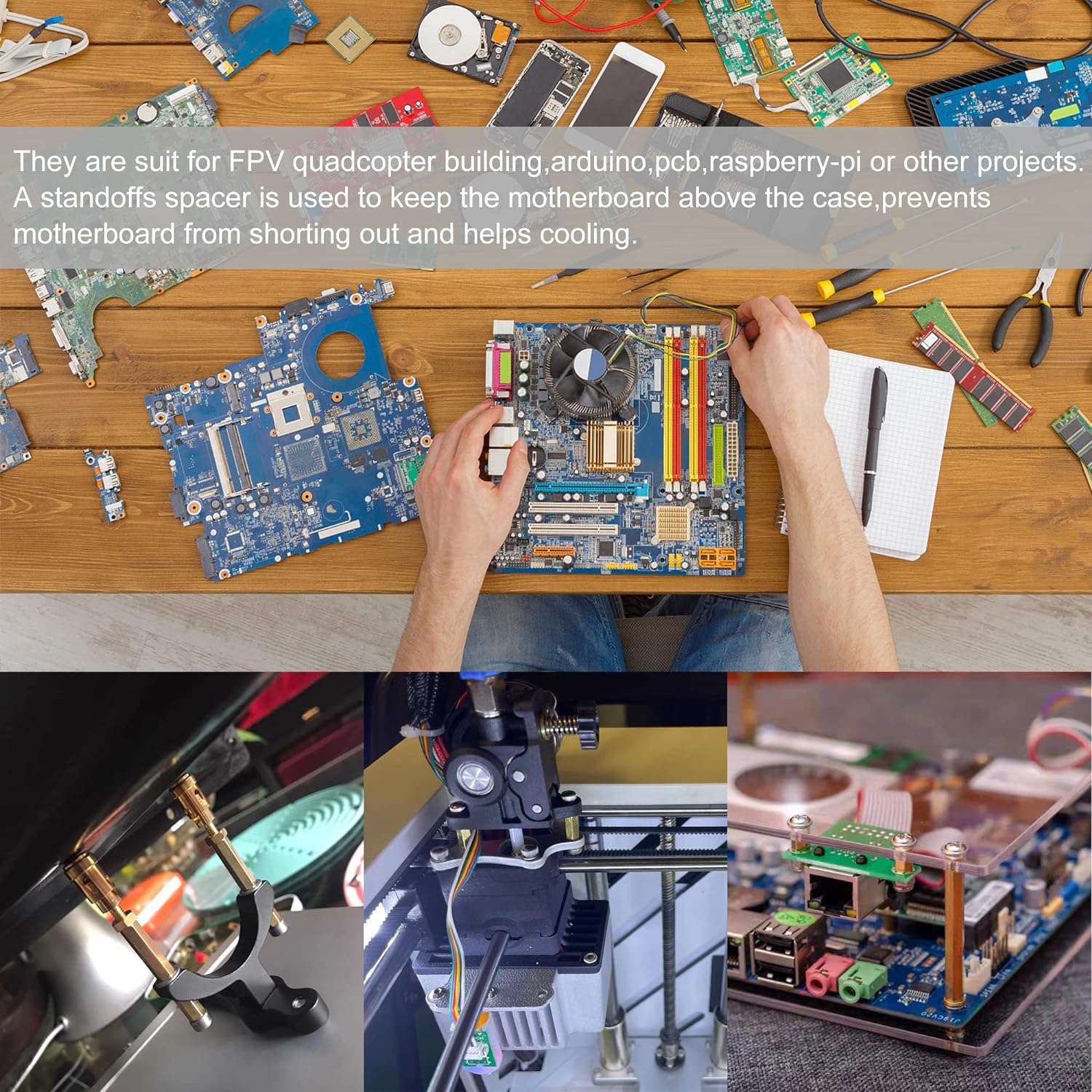 Motherboard Durable Brass Standoff, PCB Boards For Electrical Equipmen ...