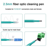 Ferrules Push Type Fiber Optic Connectors Cleaning for LC/MU, FC/SC/ST