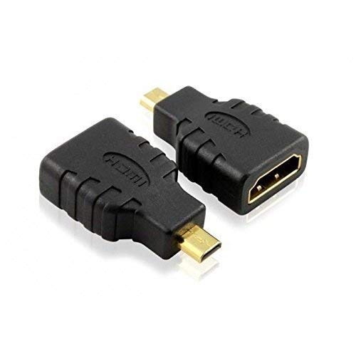 Pi+® (PiPlus®) Micro HDMI Male To HDMI Female Converter Adapter-2units