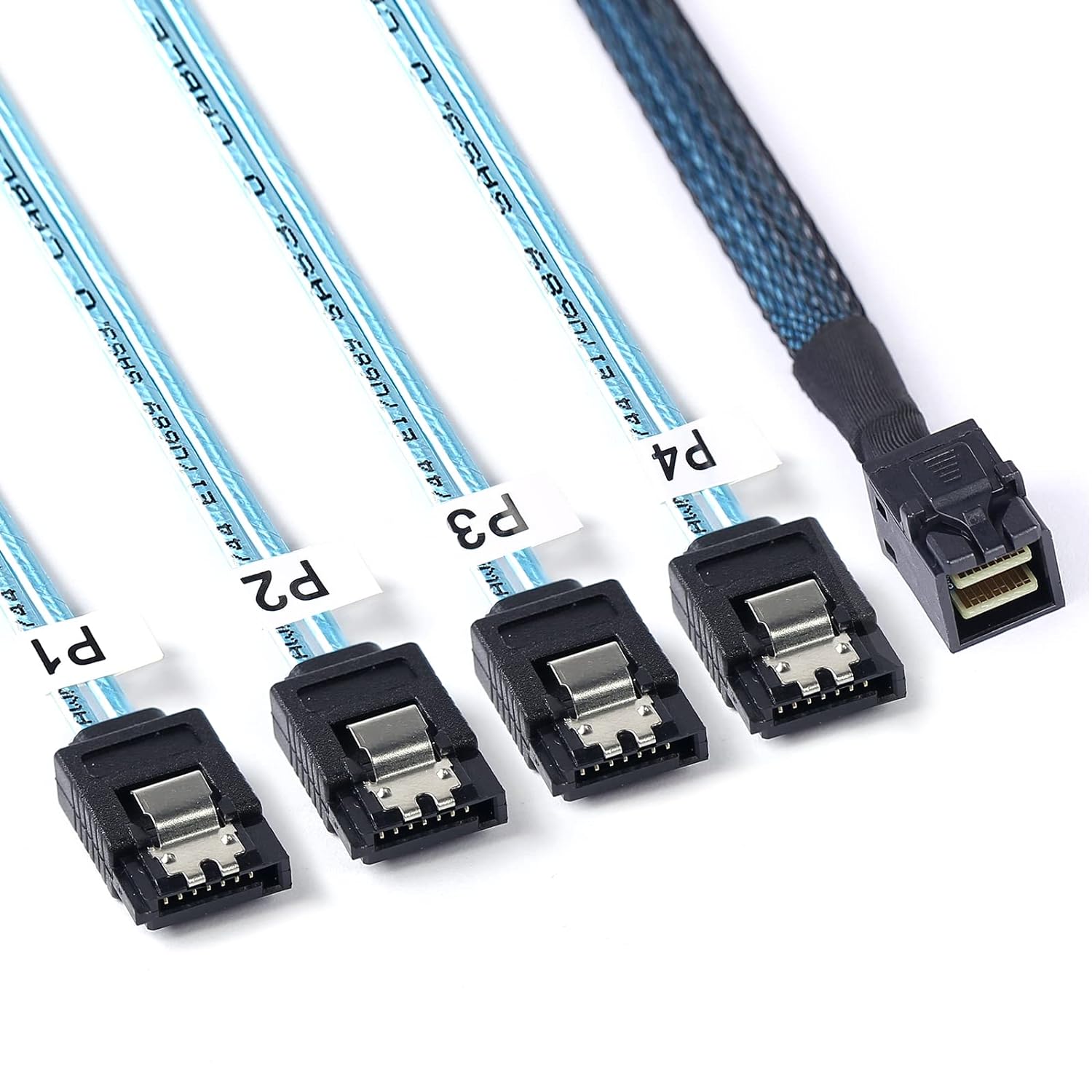 NFHK Interne Mini SAS sff-8643 Host aan 4 SAS 29Pin sff-8482 Doelschijf 6Gbps Data Server Raid Kabel NFHK Interne Mini SAS sff-8643 Host aan 4 SAS 29Pin sff-8482 Doelschijf 6Gbps Data Server Raid Kabel