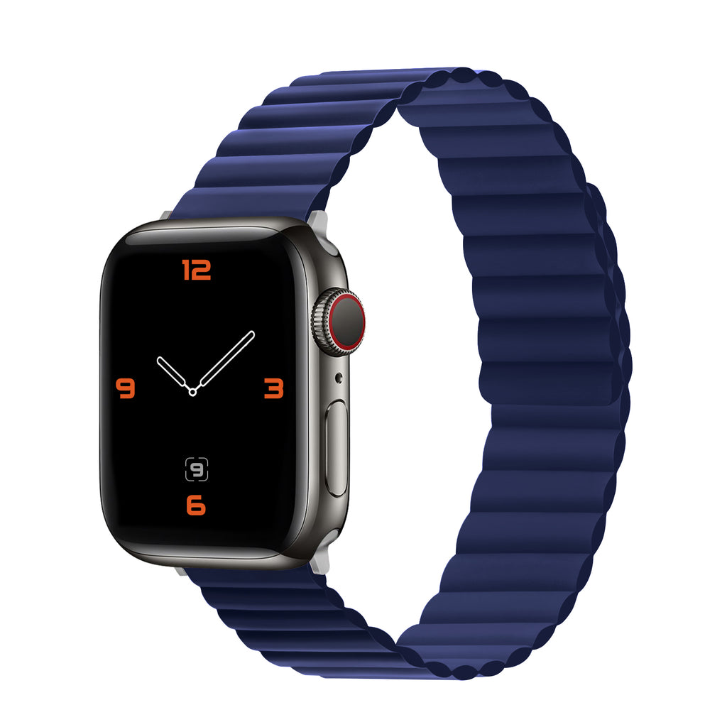 Magnetic Silicone Wristband for Apple Watch 44mm 41mm 49mm 42mm