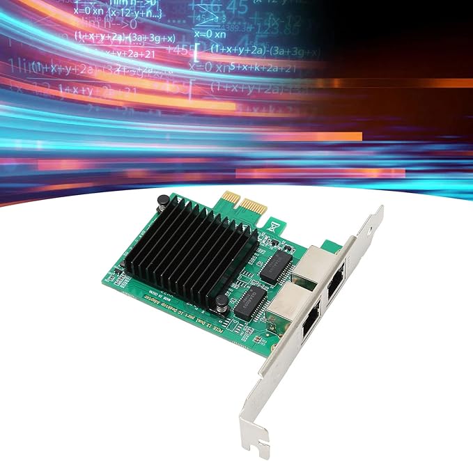 Piplus Key Pi+® (PiPlus®) 2 Port RJ45 to PCI Express X1 Network Card