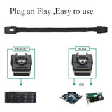 Pi+® (PiPlus®) Internal Mini SAS to Mini SAS Cable,SFF-8087 to SFF-8087 Mini-SAS Cable