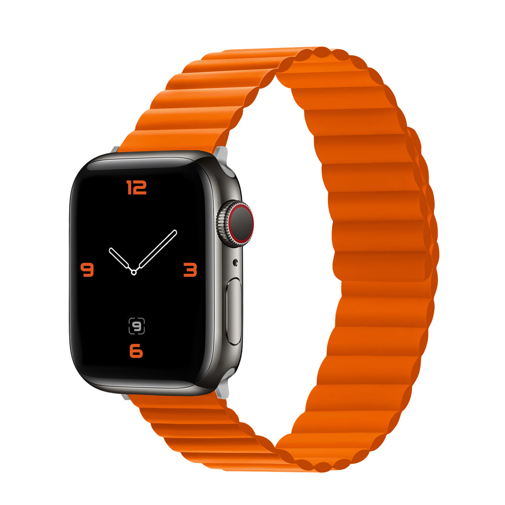 Magnetic Silicone Wristband for Apple Watch 44mm 41mm 49mm 42mm