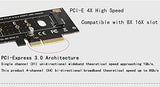 Pi+® (PiPlus®) M.2 NVME M-Key to PCI-E 3.0 X4 Adapter Expansion Card