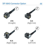 Pi+® (PiPlus®) 12G Internal Mini SAS HD SFF-8643 to SFF-8643 Cable