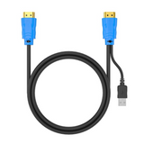 Pi+® (PiPlus®) 2 in 1 USB HDMI KVM Cable 1.8m/ 6ft for USB KVM Cable HDMI-1.8m