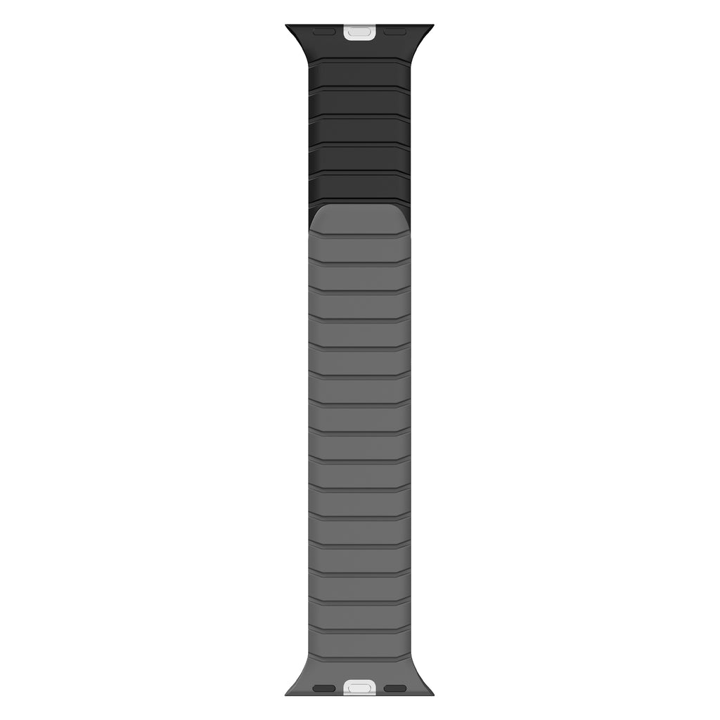 Reversible Watch Band for Apple Watch 44mm 45mm 46mm 49mm Double-Sided Silicone Magnetic Strap