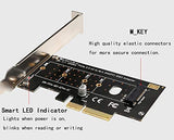 Pi+® (PiPlus®) M.2 NVME M-Key to PCI-E 3.0 X4 Adapter Expansion Card