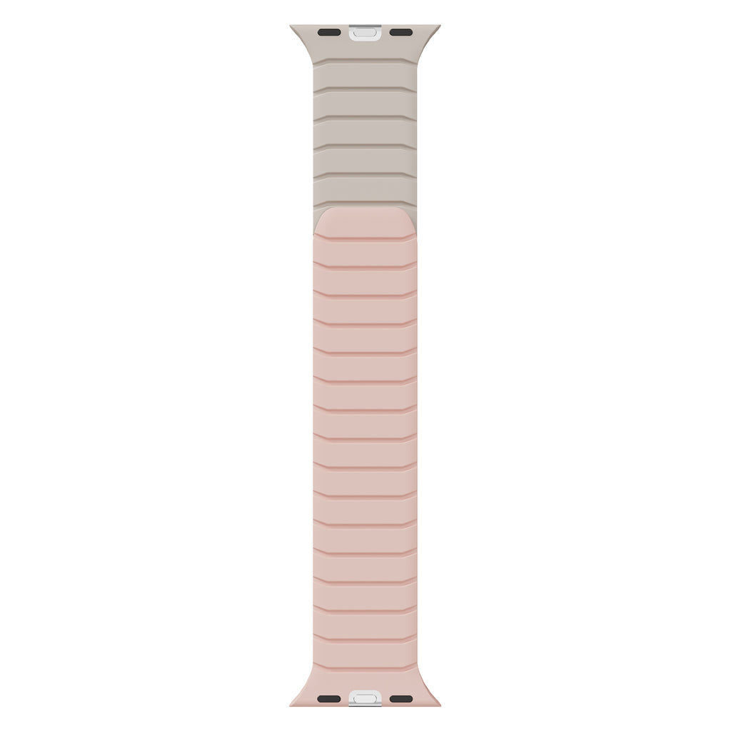 Reversible Watch Band for Apple Watch 44mm 45mm 46mm 49mm Double-Sided Silicone Magnetic Strap