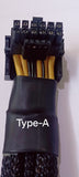 Pi+®(PiPlus®) 3x8pin PCIe to 16pin 12VHPWR Cable 90 Degree Elbow Applicable to GPU RTX4090 4080 (TypeA&B)