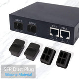 Pi+® (PiPlus®) Dust Covers for SFP/SFP+ Slots with Handle