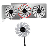 Replacement GPU Fan For GIGABYTE GeForce RTX 3070Ti, 3080, 3080Ti, 3090 Vision-White