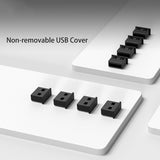 Pi+® (PiPlus®) USB A-Type Port Security Blocker - Non-Removable