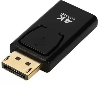 Pi+® (PiPlus®) 4K DP to HDMI Adapter Male to Female1.4V Black
