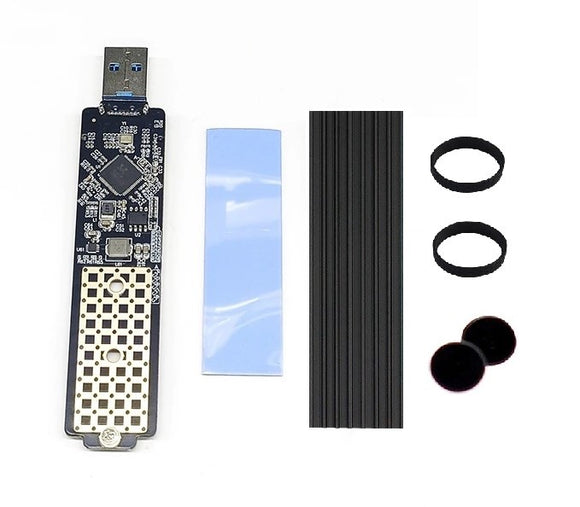 Piplus Key Pi+® (PiPlus®) Nvme to USB 3.1 Adapter Type A Card Converter Reader wi
