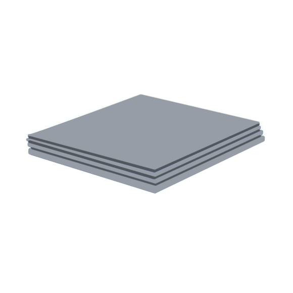 Pi+® (PiPlus®) Thermal Silicone Pad 100 x 100mm - 6w/mk