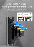 Pi+®(PiPlus®)M.2 NVME & SATA SSD Enclosure Adapter RTL9210B Chips, USB C 3.1 Gen 2 10Gbps (B Key, M Key, B+M Key), Support SSD Size (2230/2242/2260/2280)