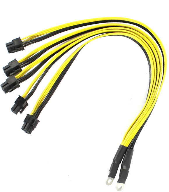 Pi+® (PiPlus®) 6Pin Connector Sever Power Supply Cable PCIe Express Miner PSU Cable