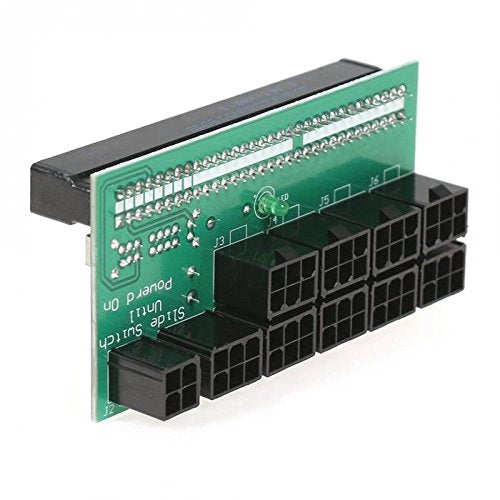 Pi+® (PiPlus®) 6pin Connector 12V Mining Machine Server Power Adapter Board