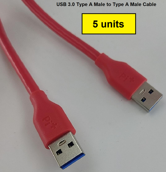 Pi+® (PiPlus®)-USB 3.0 Type A Male to Type A Male Cable For Data Transfer-1meter