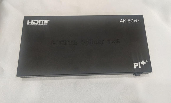 Pi+® (PiPlus®) 1x8 HDMI Splitter, 4K 60HZ 2.0 High Resolutions