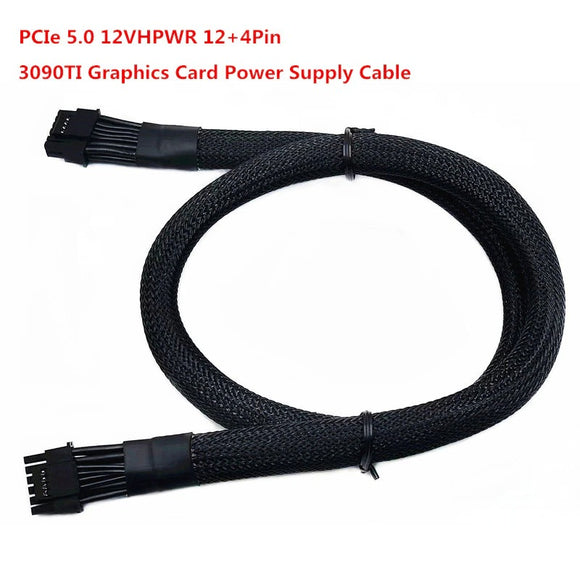 Pi+®(PiPlus®) 600w 12VHPWR  ATX3.0 16pin Pcie 5.0 Male To Male Power Supply Cable