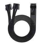 Pi+® (PiPlus®) PCIe 5.0 12VHPWR Dual 8 Pin PCIe Male to 12+4 Pin Male Cable
