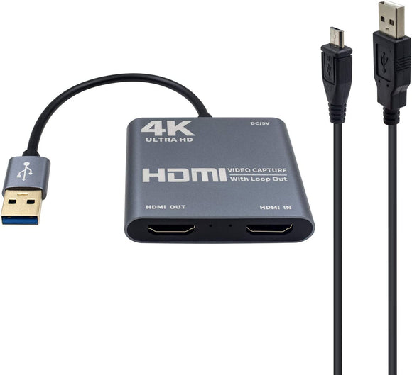 Pi+® (PiPlus®) 4K HDMI to USB 3.0 Video Capture Card Converter Adaptor