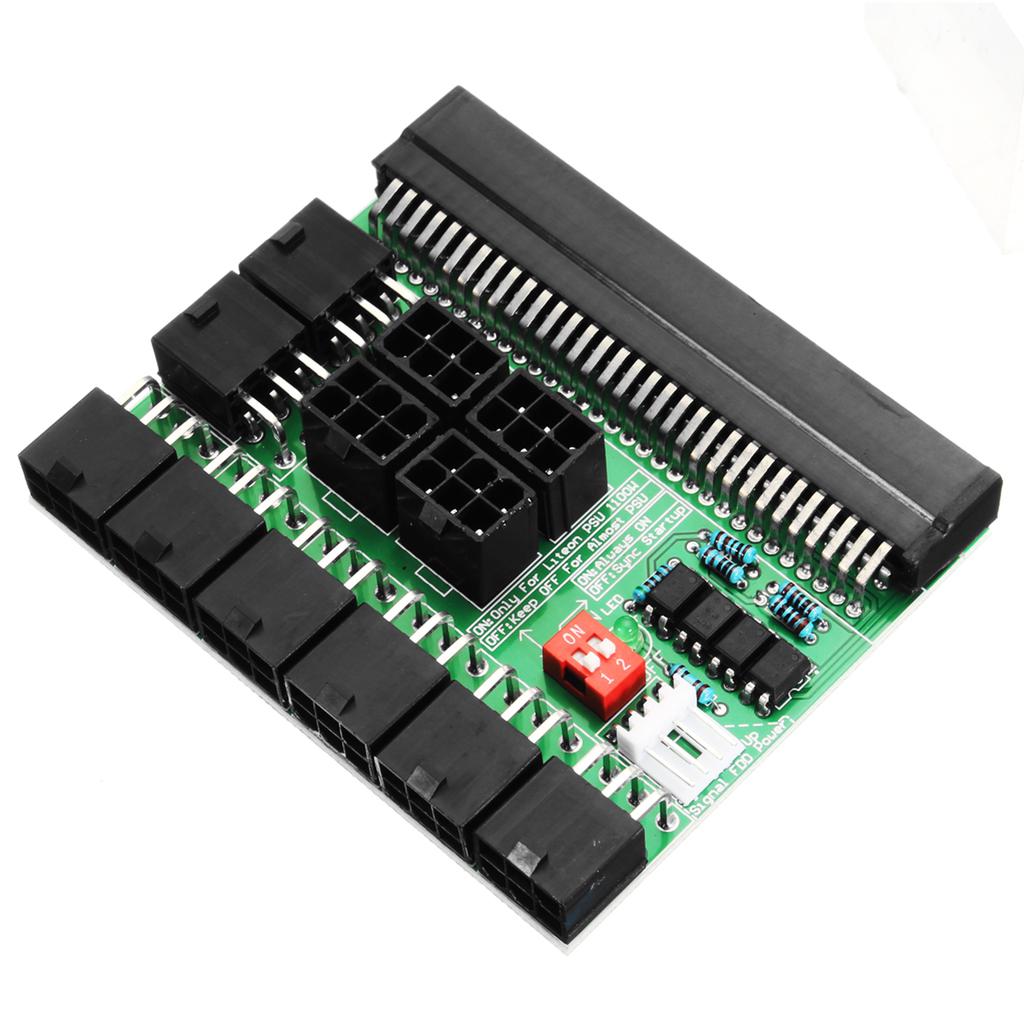 Pi+®(PiPlus®)12 Ports Power Supply Breakout Board Adapter For DPS-1200 ...