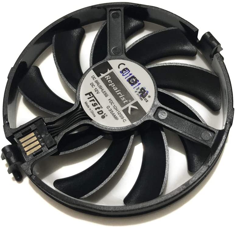 Pi+® (PiPlus®) GPU Replacement Fan For XFX RX 470 RX580 GTR RX480-RS R