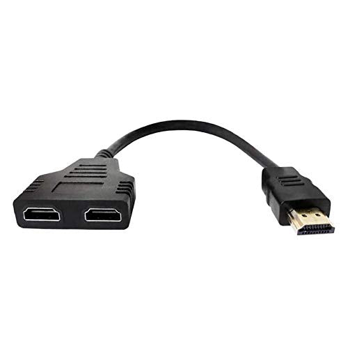 Pi+® (PiPlus®) HDMI Splitter 1 in 2 Out 1080P with High Speed HDMI Cab