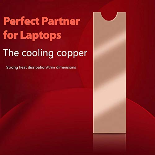 4mm M.2 NGFF NVMe SSD Copper Heat Sink - 2280 Passive Cooling Plate With Thermal Pad