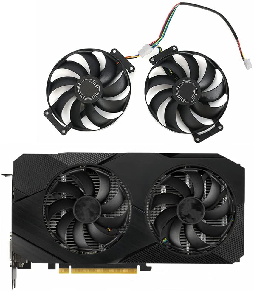 Pi+® (PiPlus®) GPU Replacement Fan For ASUS GTX 1660 Super RTX 2060/