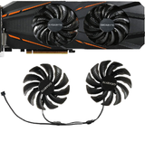 Pi+® (PiPlus®) GPU Replacement Fan For Gigabyte RX480 RX580 RX570
