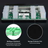 Pi+® (PiPlus®) PCIE 12V 64 Pin to 12x 6 Pin Power Supply Server Adapter Breakout Board