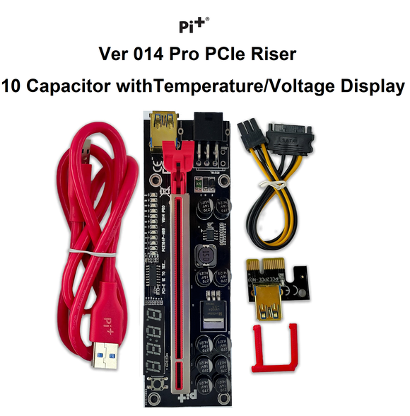 Pi+®(PiPlus®) VER014 Pro PCI-E Riser