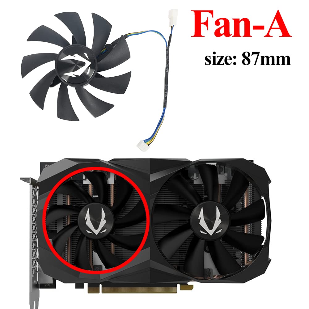 Pi+® (PiPlus®) GPU Replacement Fan For Zotac Gaming RTX 2060 Graphics