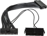 Pi+® (PiPlus®) 24 Pin 20+4 Dual Multiple PSU Power Supply Cable Splitter