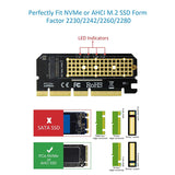 Pi+® (PiPlus®) M.2 NVMe SSD Converter Adapter Expansion Card for PCIe/PCI Express