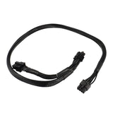 Pi+® (PiPlus®) 8 Pin Male to Dual 8 Pin (6+2) Male PCI Express Power Adapter Cable for EVGA PSU