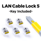 Smart Keeper LAN Cable Locks with Key