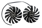 Pi+®(PiPlus®) GPU Replacement Fan for MSI GTX 1080 GTX 1070 GTX 1060 RX 580 RX570 Armor