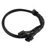 Pi+® (PiPlus®) 8 Pin Male to Dual 8 Pin (6+2) Male PCI Express Power Adapter Cable for EVGA PSU